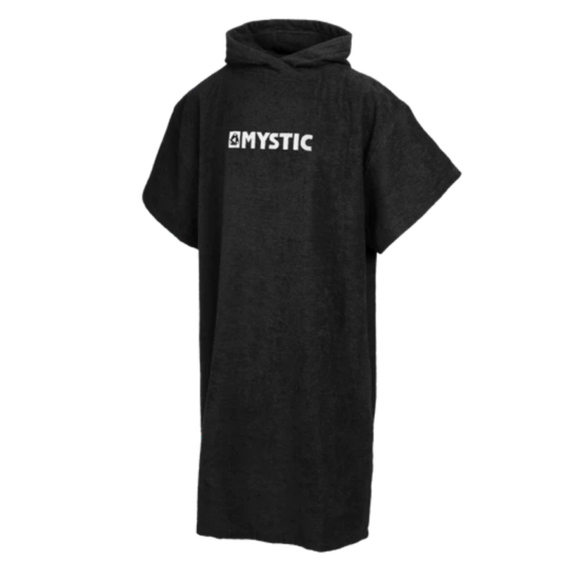 Mystic Regular Poncho Black Front View