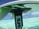 Regular FoilMount Installed on Surf Board
