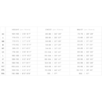 Mystic Size Chart