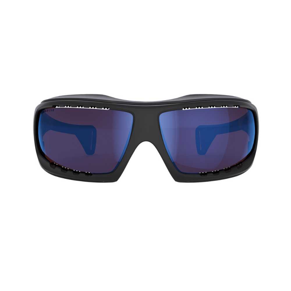 LiP Typhoon Matt Black Pacific Blue Lenses