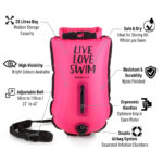 Drybag BuddySwim LLS 20lt Buoy, Pink