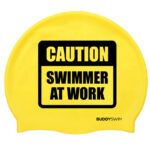 Buddyswim Silicone Swim Cap CSW Yellow