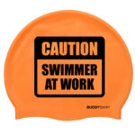 Buddyswim Silicone Swim Cap CSW Orange