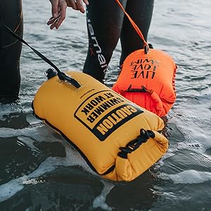 Drybag BuddySwim CSW 20lt Buoy, Yellow