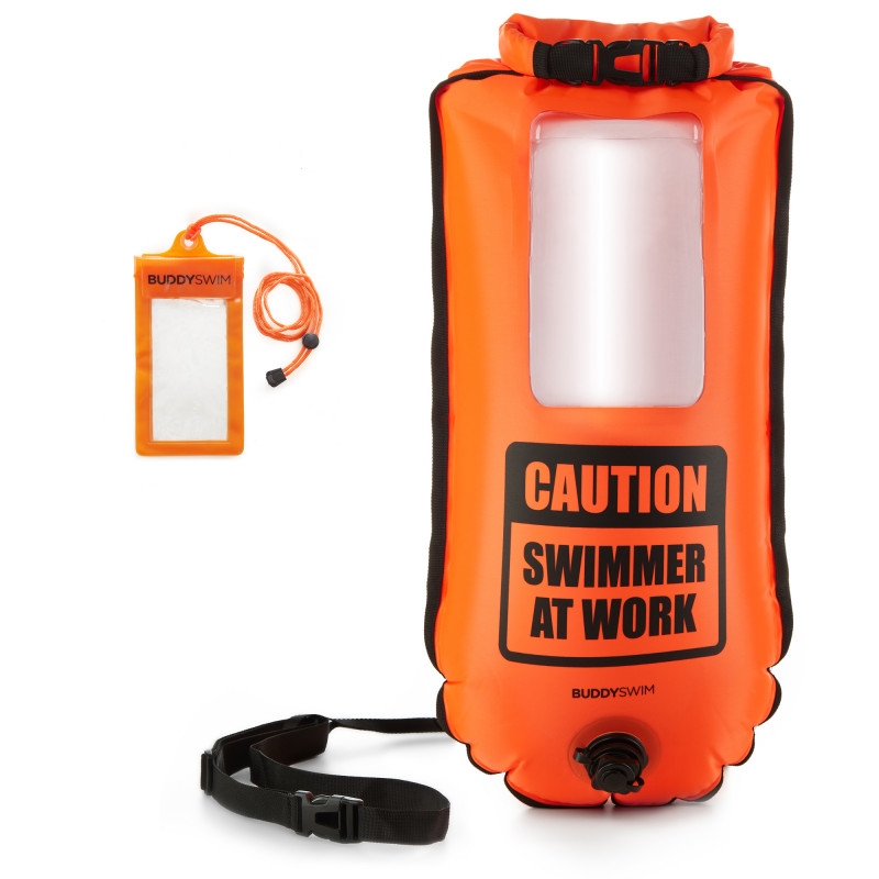 Drybag BuddySwim Smartphone Buoy, Orange