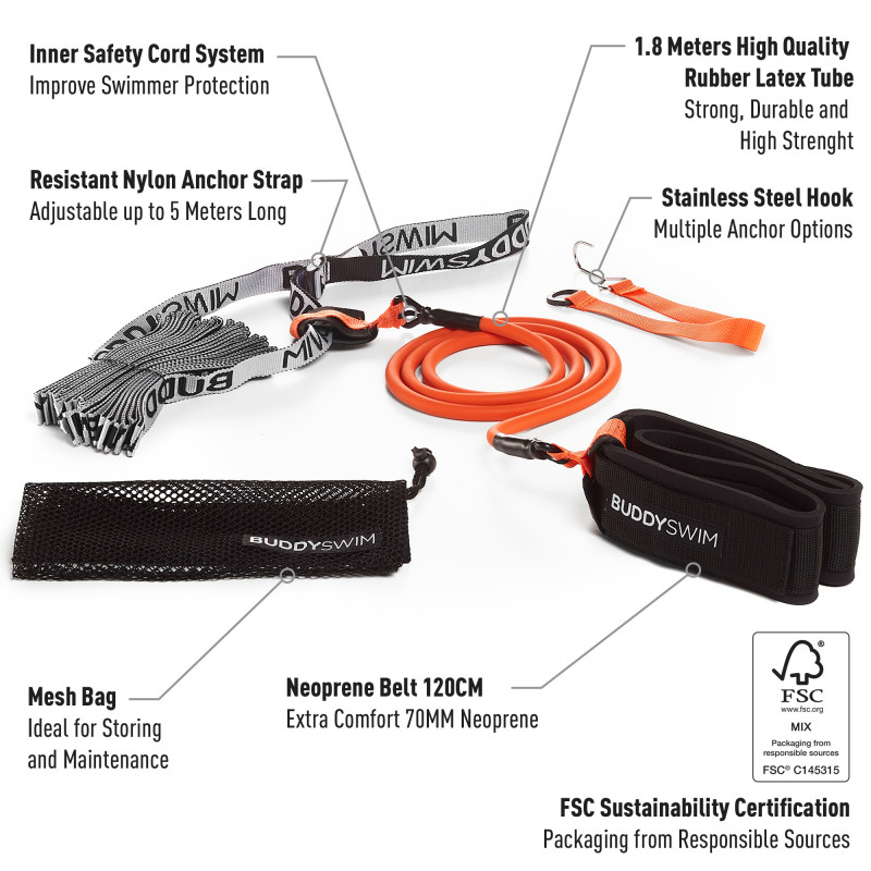 Training Belt Buddyswim Stationary Swim