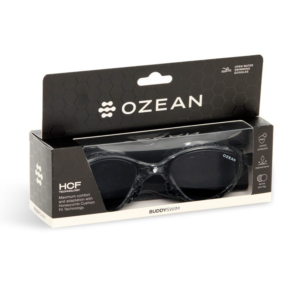 Swim Goggles Buddyswim Ozean Black/Smoke