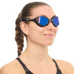 Swim Goggles Buddyswim OzeanX Black/Blue Mirror