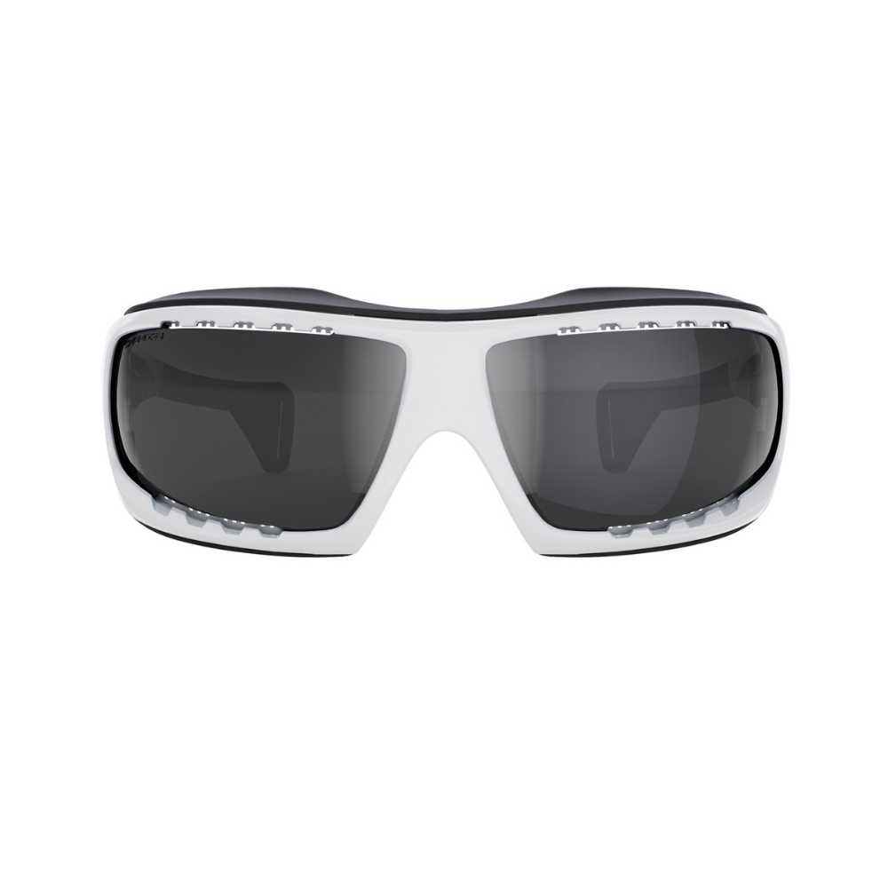 LiP Typhoon Gloss White/Black Frame PA Polarized Zeiss Methane Smoke