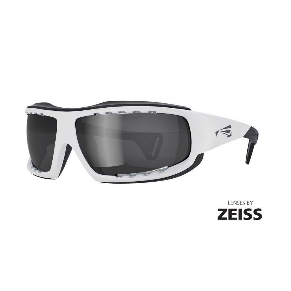 LiP Typhoon Gloss White/Black Frame PA Polarized Zeiss Methane Smoke