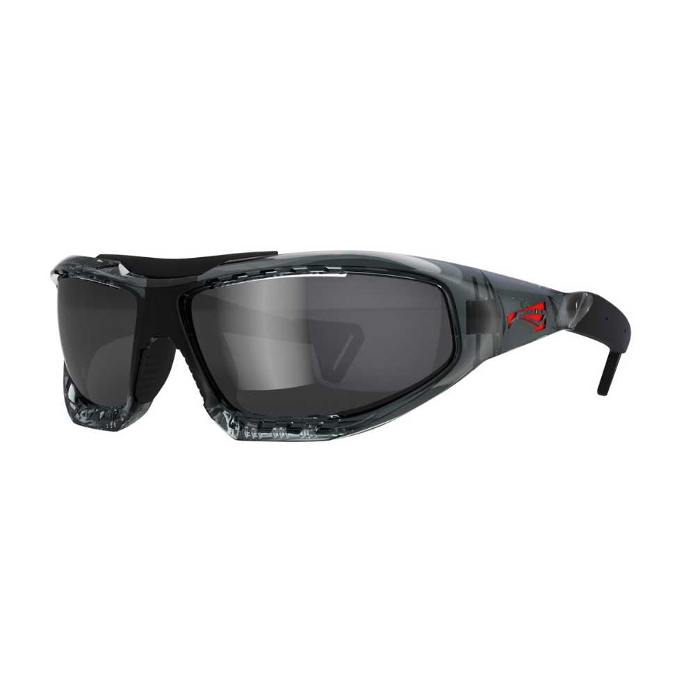 LiP Surge Gloss Trans Grey/Black PC Polarized Levanté Series Chroma Smoke