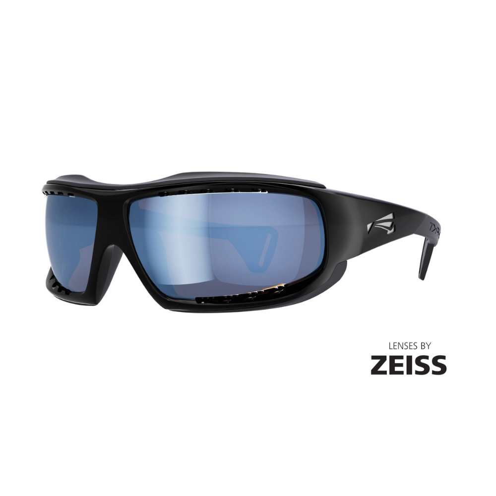 LiP Typhoon Gloss Black/Black Frame Zeiss PA Polarized Super Blue Violet