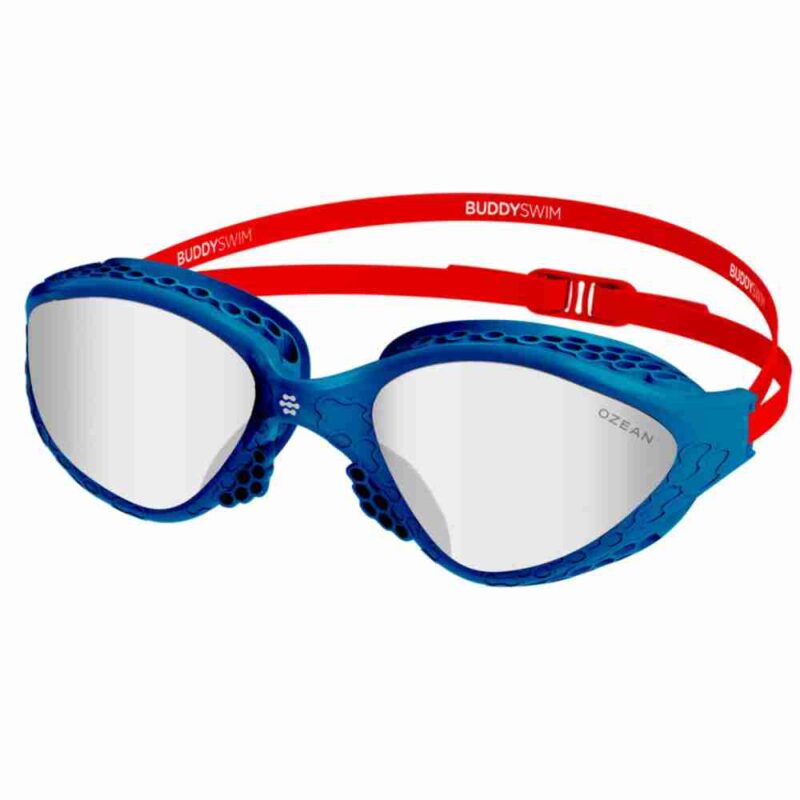 Swim Goggles Buddyswim Ozean Navy-Red/Clear
