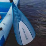 Spinera Classic Aluminium SUP Paddle with Teal Blade