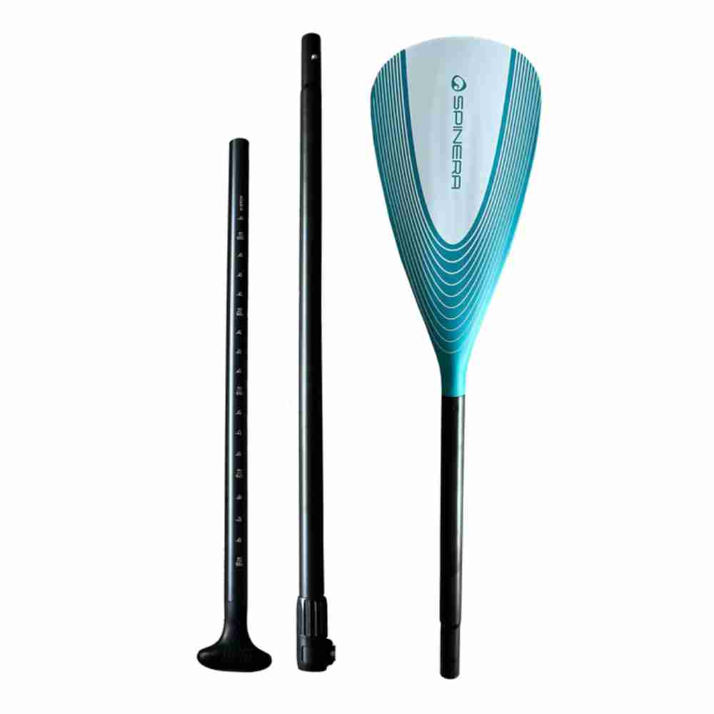 Spinera Classic Aluminium SUP Paddle with Teal Blade