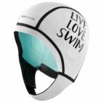 Buddyswim Neoprene Swim Cap Trilaminate Warmth 2.5mm White